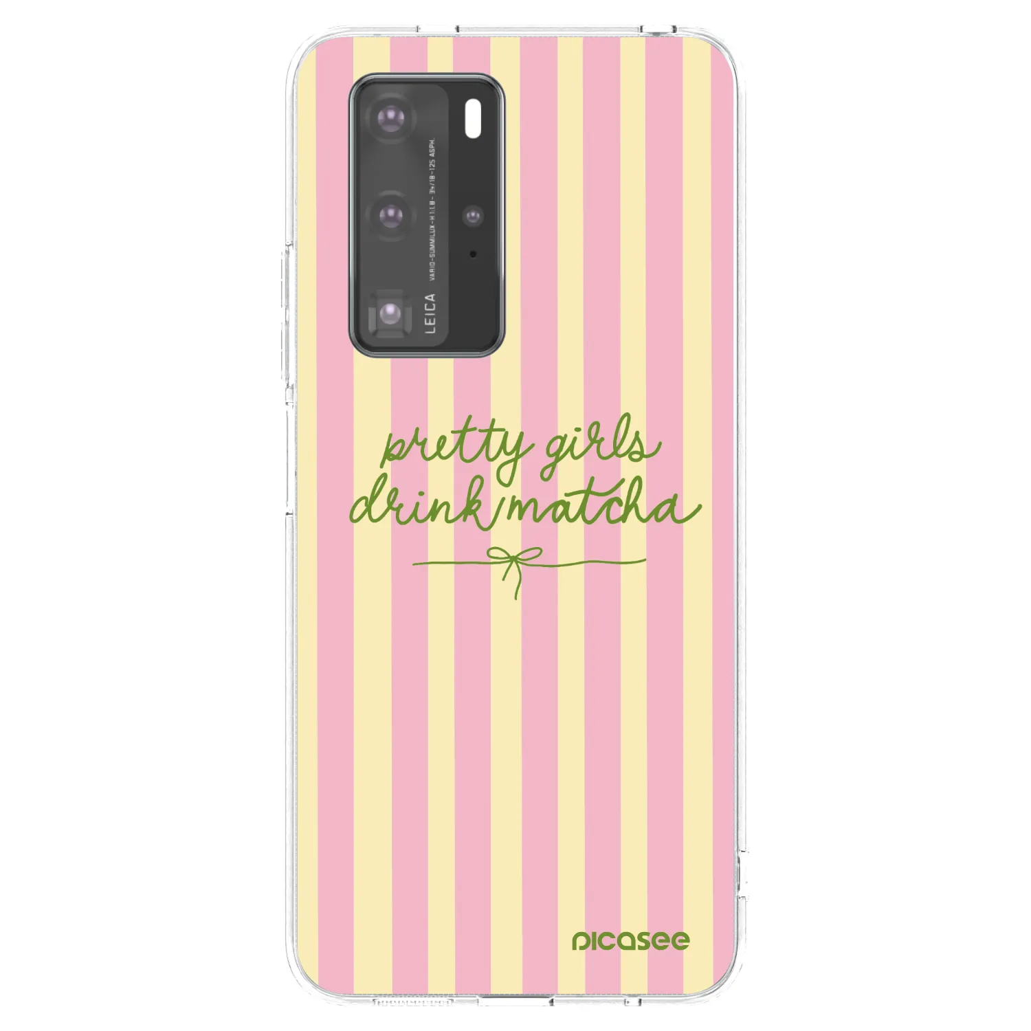 Picasee átlátszó szilikon tok az alábbi mobiltelefonokra Huawei P40 Pro - Pretty matcha