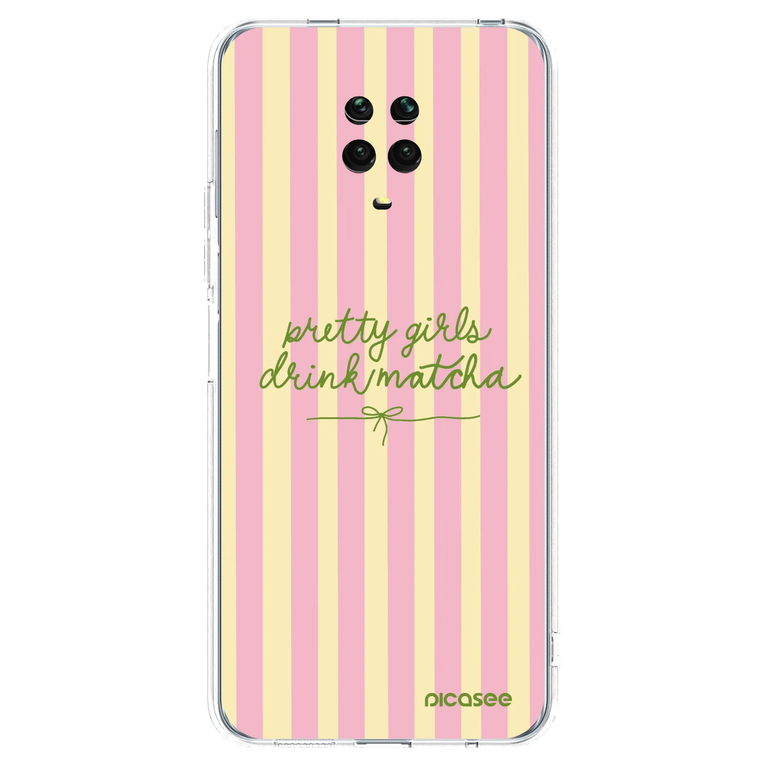 Picasee átlátszó szilikon tok az alábbi mobiltelefonokra Xiaomi Redmi Note 9S - Pretty matcha