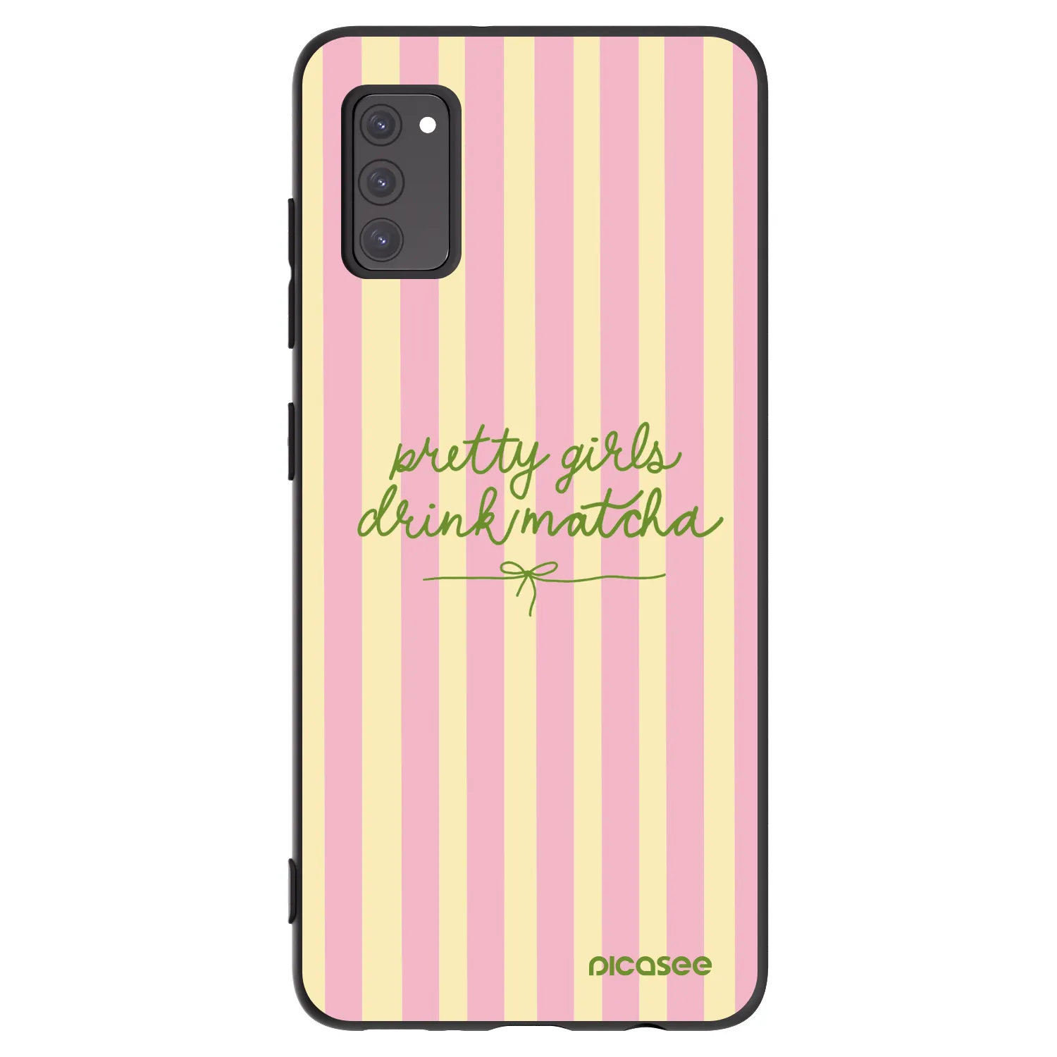 Picasee fekete szilikon tok az alábbi mobiltelefonokra Samsung Galaxy A41 A415F - Pretty matcha