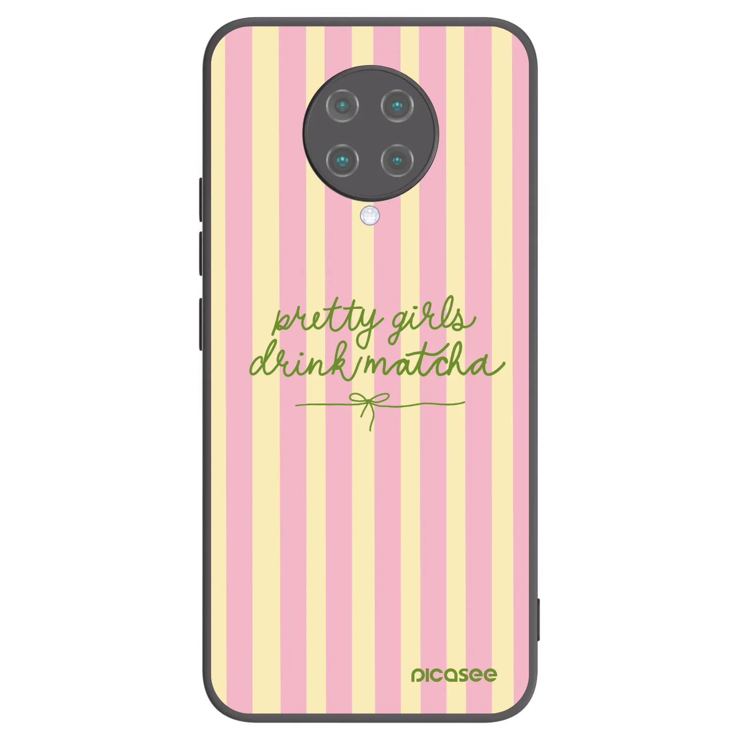 Picasee fekete szilikon tok az alábbi mobiltelefonokra Xiaomi Poco F2 Pro - Pretty matcha