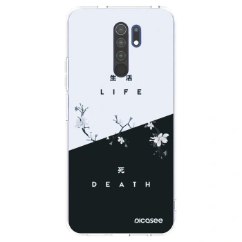 Picasee átlátszó szilikon tok az alábbi mobiltelefonokra Xiaomi Redmi 9 - Life - Death