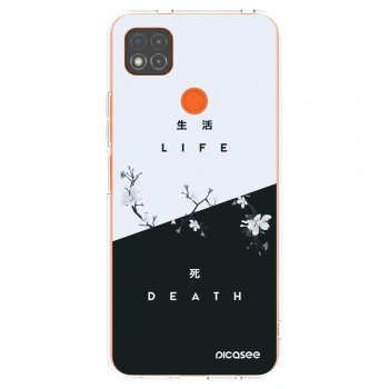Picasee átlátszó szilikon tok az alábbi mobiltelefonokra Xiaomi Redmi 9C - Life - Death
