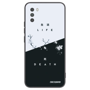 Picasee fekete szilikon tok az alábbi mobiltelefonokra Xiaomi Poco M3 - Life - Death