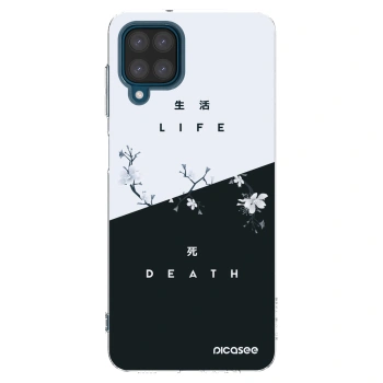 Picasee átlátszó szilikon tok az alábbi mobiltelefonokra Samsung Galaxy A12 A125F - Life - Death