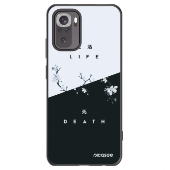 Picasee fekete szilikon tok az alábbi mobiltelefonokra Xiaomi Redmi Note 10 - Life - Death