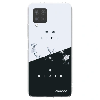 Picasee átlátszó szilikon tok az alábbi mobiltelefonokra Samsung Galaxy A42 A426B - Life - Death