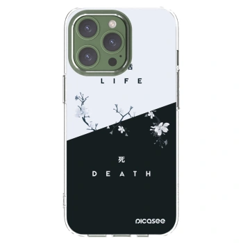 Picasee átlátszó szilikon tok az alábbi mobiltelefonokra Apple iPhone 13 Pro - Life - Death