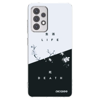 Picasee átlátszó szilikon tok az alábbi mobiltelefonokra Samsung Galaxy A52s 5G A528B - Life - Death