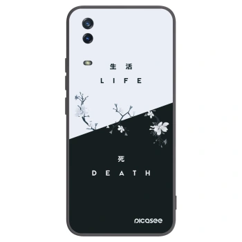 Picasee fekete szilikon tok az alábbi mobiltelefonokra Vivo Y11s - Life - Death