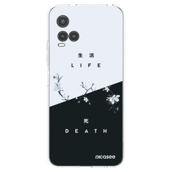 Picasee átlátszó szilikon tok az alábbi mobiltelefonokra Vivo Y33s - Life - Death