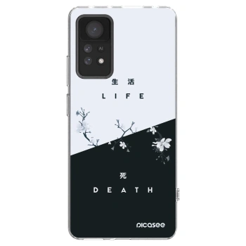 Picasee átlátszó szilikon tok az alábbi mobiltelefonokra Xiaomi Redmi Note 11 Pro 5G - Life - Death