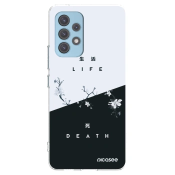 Picasee átlátszó szilikon tok az alábbi mobiltelefonokra Samsung Galaxy A53 5G A536 - Life - Death