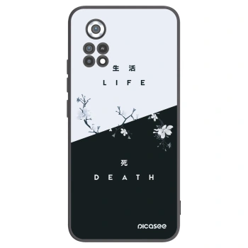 Picasee fekete szilikon tok az alábbi mobiltelefonokra Xiaomi Poco X4 Pro 5G - Life - Death