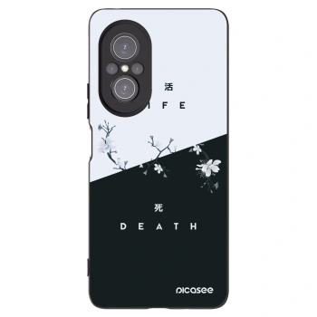 Picasee fekete szilikon tok az alábbi mobiltelefonokra Huawei Nova 9 SE - Life - Death