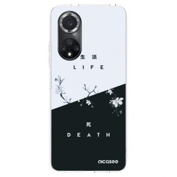 Picasee átlátszó szilikon tok az alábbi mobiltelefonokra Huawei Nova 9 SE - Life - Death