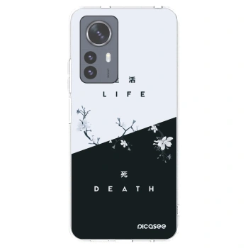 Picasee átlátszó szilikon tok az alábbi mobiltelefonokra Xiaomi 12 Pro - Life - Death