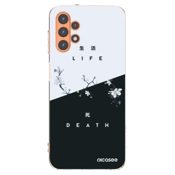 Picasee átlátszó szilikon tok az alábbi mobiltelefonokra Samsung Galaxy A13 4G A135 - Life - Death