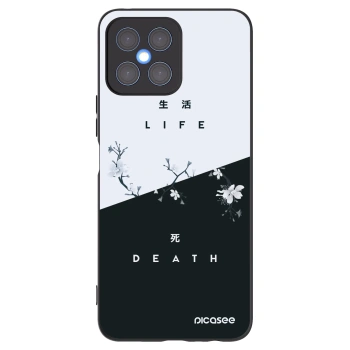 Picasee fekete szilikon tok az alábbi mobiltelefonokra Honor X8 4G - Life - Death