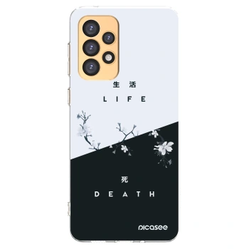 Picasee átlátszó szilikon tok az alábbi mobiltelefonokra Samsung Galaxy A33 5G A336 - Life - Death