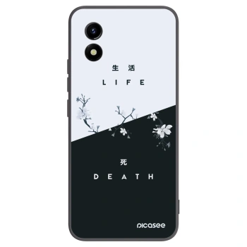 Picasee fekete szilikon tok az alábbi mobiltelefonokra Vivo Y01 - Life - Death