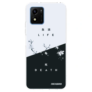 Picasee átlátszó szilikon tok az alábbi mobiltelefonokra Vivo Y01 - Life - Death