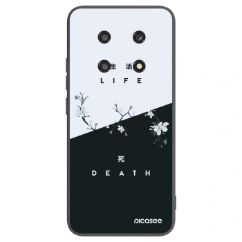 Picasee fekete szilikon tok az alábbi mobiltelefonokra Honor Magic4 Lite 5G - Life - Death