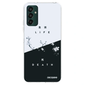 Picasee átlátszó szilikon tok az alábbi mobiltelefonokra Samsung Galaxy M13 M135F - Life - Death