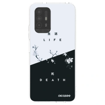 Picasee átlátszó szilikon tok az alábbi mobiltelefonokra OPPO A94 5G - Life - Death