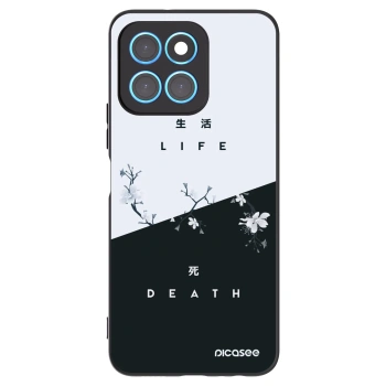 Picasee fekete szilikon tok az alábbi mobiltelefonokra Honor X6 - Life - Death