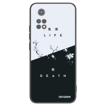 Picasee fekete szilikon tok az alábbi mobiltelefonokra Xiaomi Redmi Note 11S 5G - Life - Death
