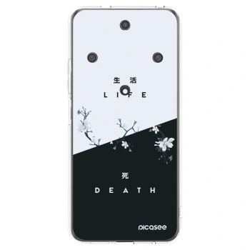 Picasee átlátszó szilikon tok az alábbi mobiltelefonokra Honor Magic5 Lite 5G - Life - Death
