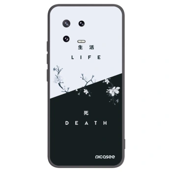 Picasee fekete szilikon tok az alábbi mobiltelefonokra Xiaomi 13 Pro - Life - Death