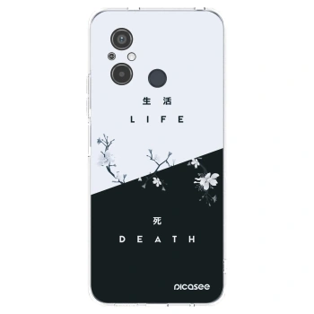 Picasee átlátszó szilikon tok az alábbi mobiltelefonokra Xiaomi Redmi 12C - Life - Death
