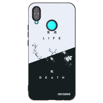 Picasee fekete szilikon tok az alábbi mobiltelefonokra Huawei Nova 3 - Life - Death
