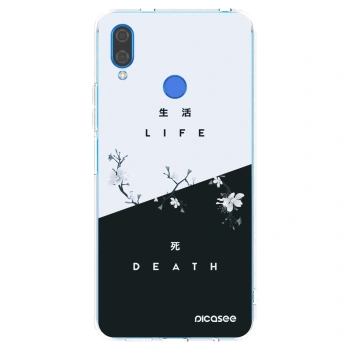Picasee átlátszó szilikon tok az alábbi mobiltelefonokra Huawei Nova 3 - Life - Death