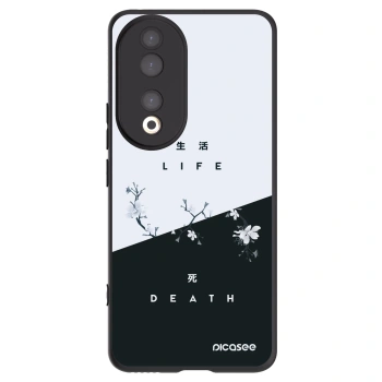 Picasee fekete szilikon tok az alábbi mobiltelefonokra Honor 90 5G - Life - Death
