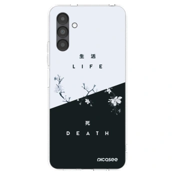 Picasee átlátszó szilikon tok az alábbi mobiltelefonokra Samsung Galaxy A04s A047F - Life - Death