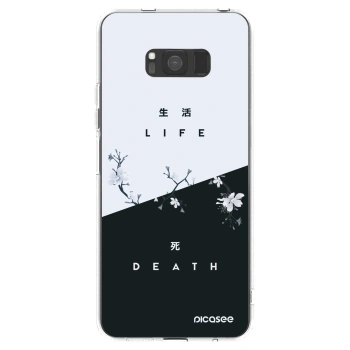 Picasee átlátszó szilikon tok az alábbi mobiltelefonokra Samsung Galaxy S8 G950F - Life - Death