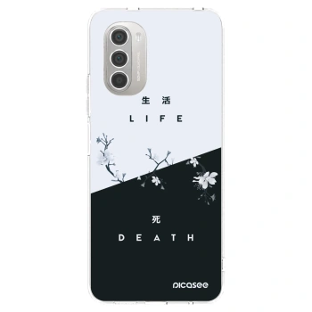 Picasee átlátszó szilikon tok az alábbi mobiltelefonokra Motorola Moto G51 - Life - Death