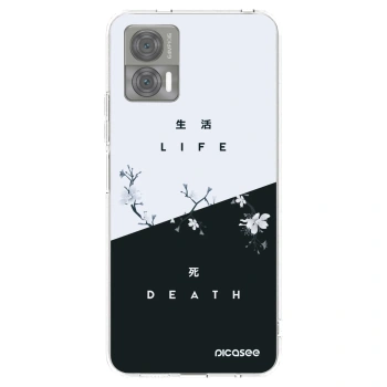 Picasee átlátszó szilikon tok az alábbi mobiltelefonokra Motorola Edge 30 Neo - Life - Death