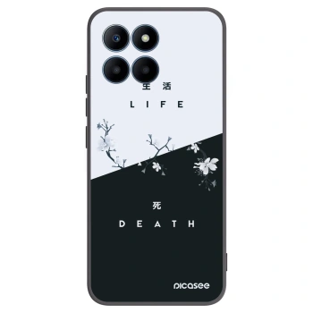 Picasee fekete szilikon tok az alábbi mobiltelefonokra Honor 70 Lite - Life - Death