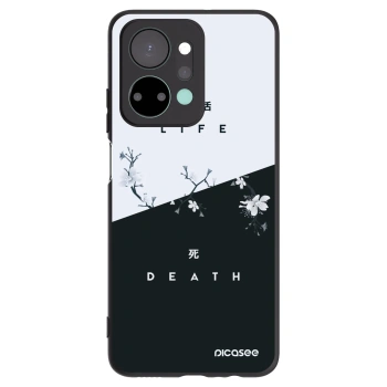 Picasee fekete szilikon tok az alábbi mobiltelefonokra Honor X7a - Life - Death