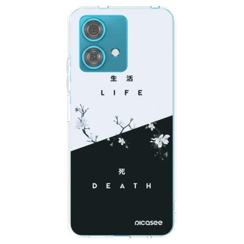 Picasee átlátszó szilikon tok az alábbi mobiltelefonokra Motorola Edge 40 Neo - Life - Death