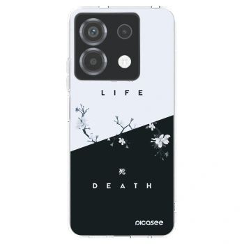 Picasee átlátszó szilikon tok az alábbi mobiltelefonokra Xiaomi Poco X6 - Life - Death