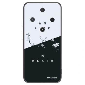 Picasee fekete szilikon tok az alábbi mobiltelefonokra Honor Magic6 Lite 5G - Life - Death