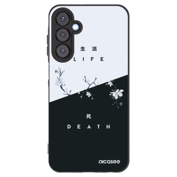 Picasee fekete szilikon tok az alábbi mobiltelefonokra Samsung Galaxy A25 A256B 5G - Life - Death