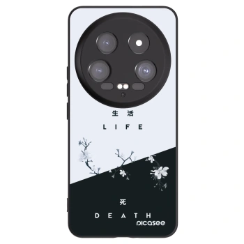 Picasee fekete szilikon tok az alábbi mobiltelefonokra Xiaomi 14 Ultra - Life - Death