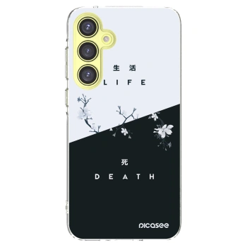 Picasee átlátszó szilikon tok az alábbi mobiltelefonokra Samsung Galaxy A35 5G A356B - Life - Death