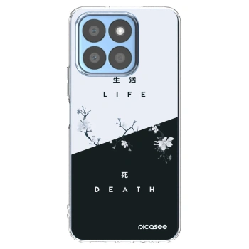 Picasee átlátszó szilikon tok az alábbi mobiltelefonokra Honor X8b - Life - Death