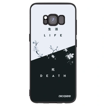 Picasee fekete szilikon tok az alábbi mobiltelefonokra Samsung Galaxy S8 G950F - Life - Death